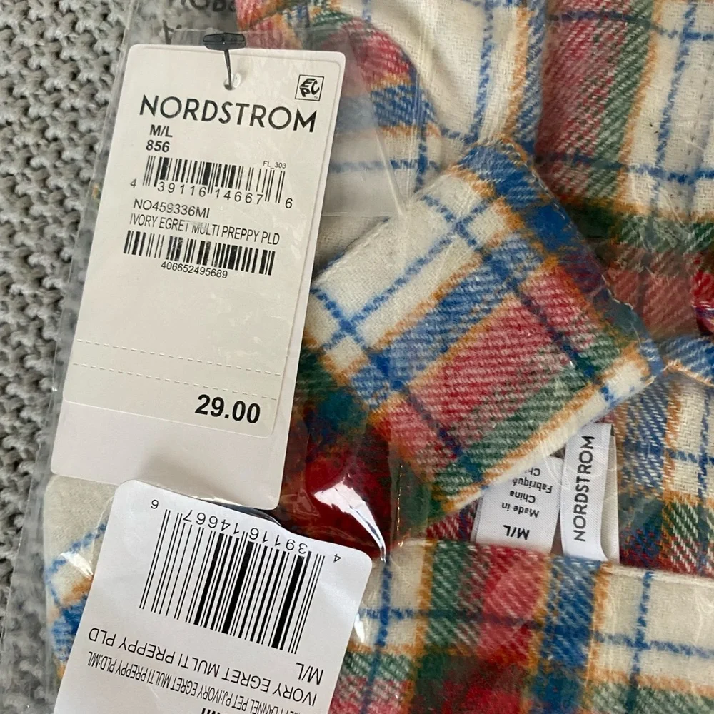 Pet Flannel Pajama Shirt NWT